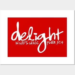 DELIGHT SIGNATURE TEE Posters and Art